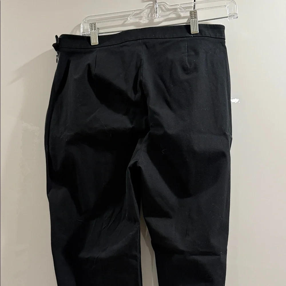 Eileen Fisher Black Straight Leg Pants - Picture 7 of 8